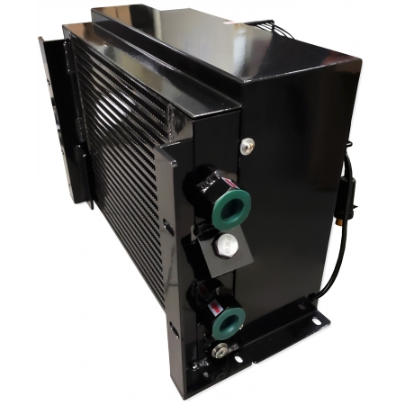CHŁODNICA OLEJU HYDRAULICZNEGO 150 l/min 230V Z TERMOSTATEM
